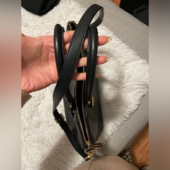 Michael Kors Ciara Pebbled Leather Satchel - Picture 9 of 11